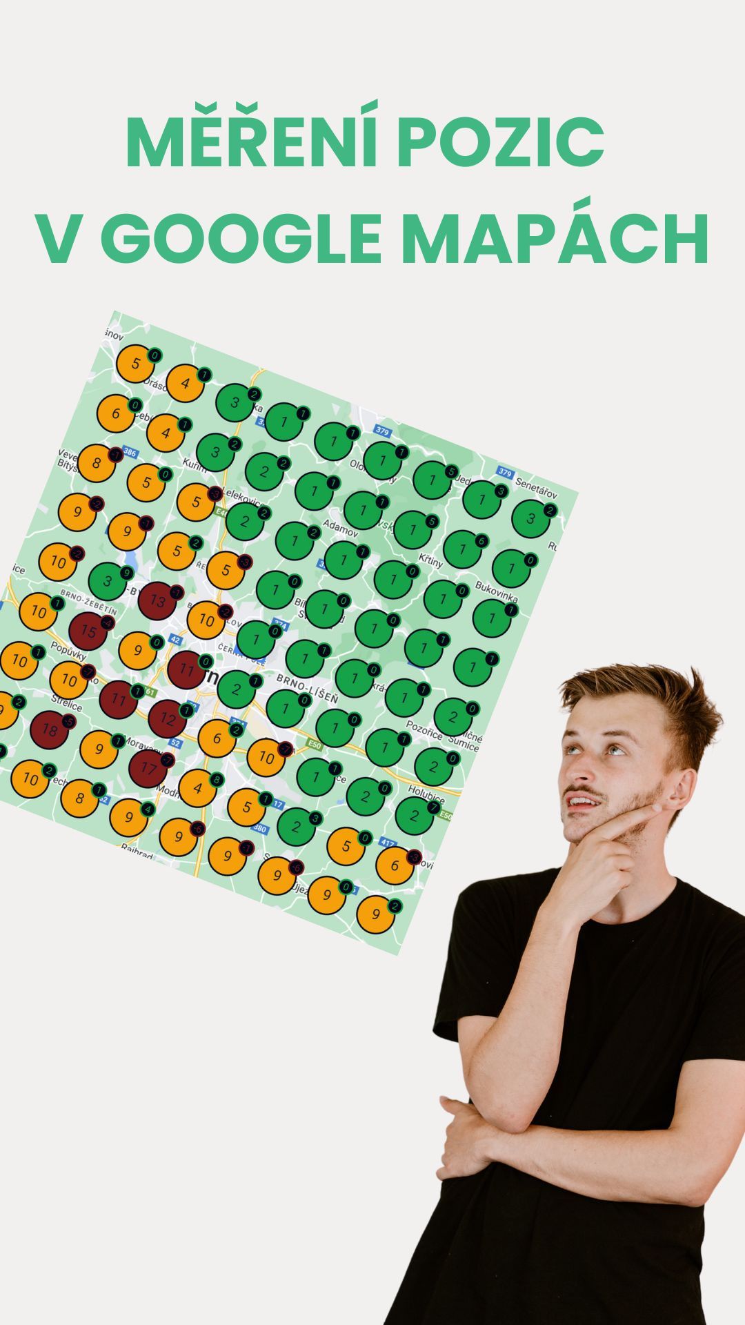 Jak měřit pozice v mapách?