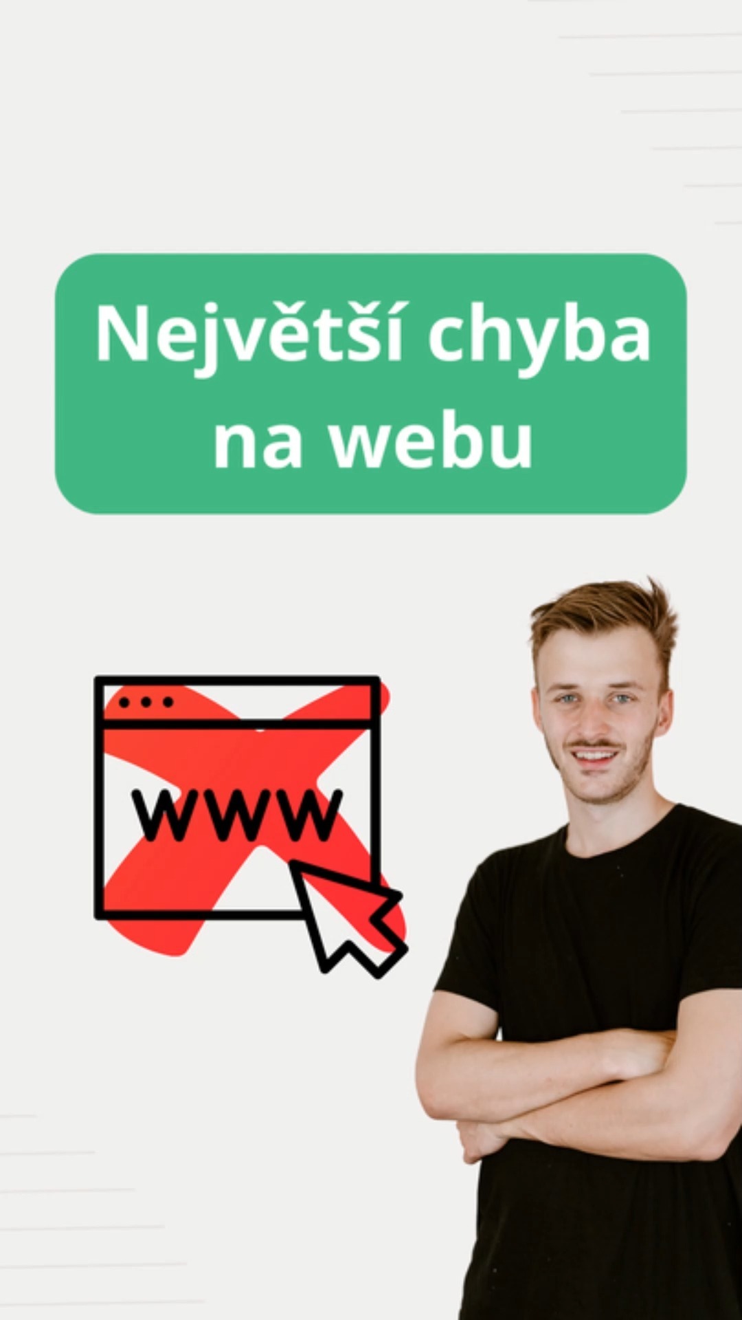 Jaká byla moje největší chyba v rámci mého webu?