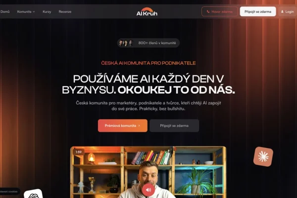 AI Kruh | Homepage | Po redesignu