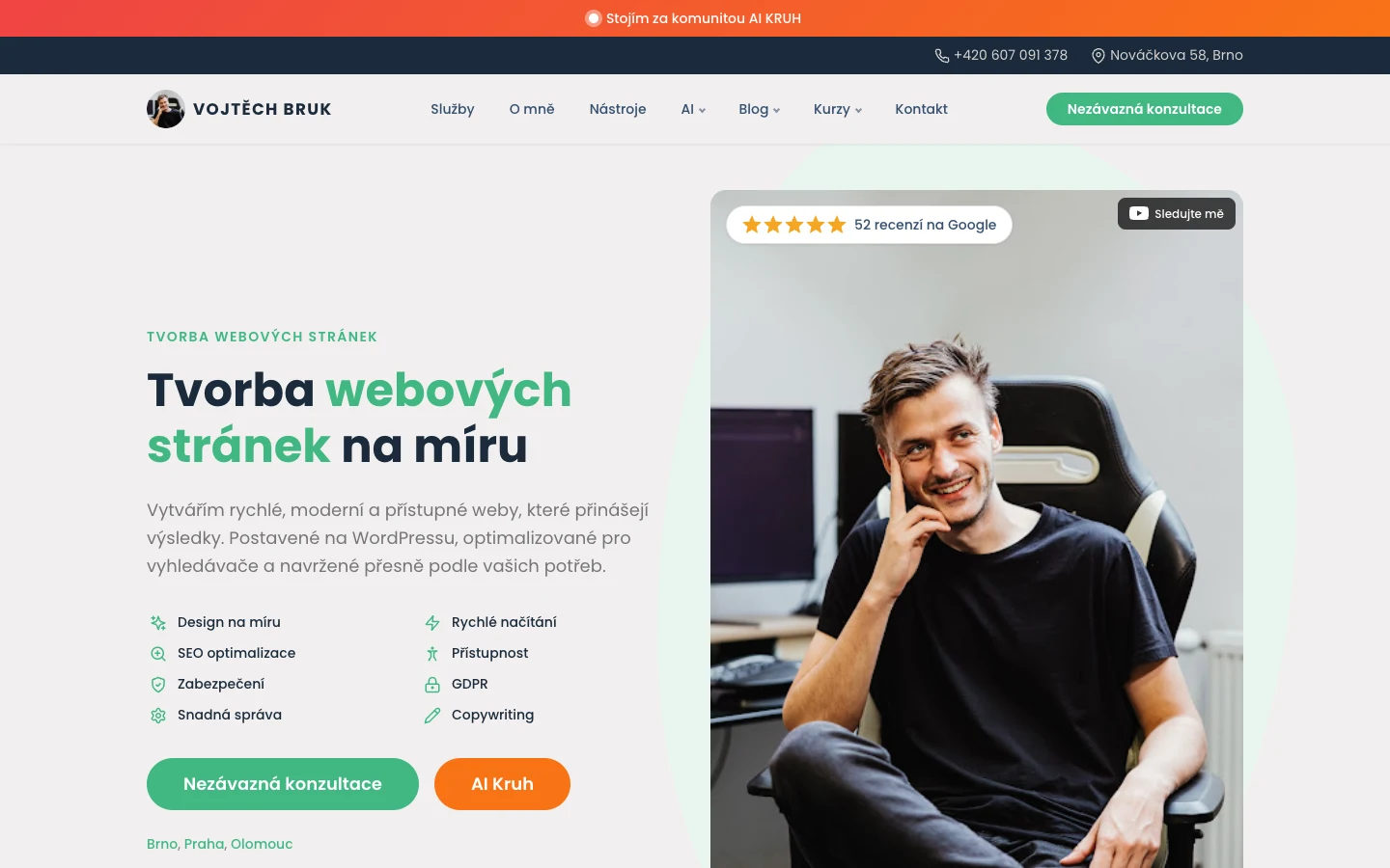 Starý web – Vojtěch Bruk